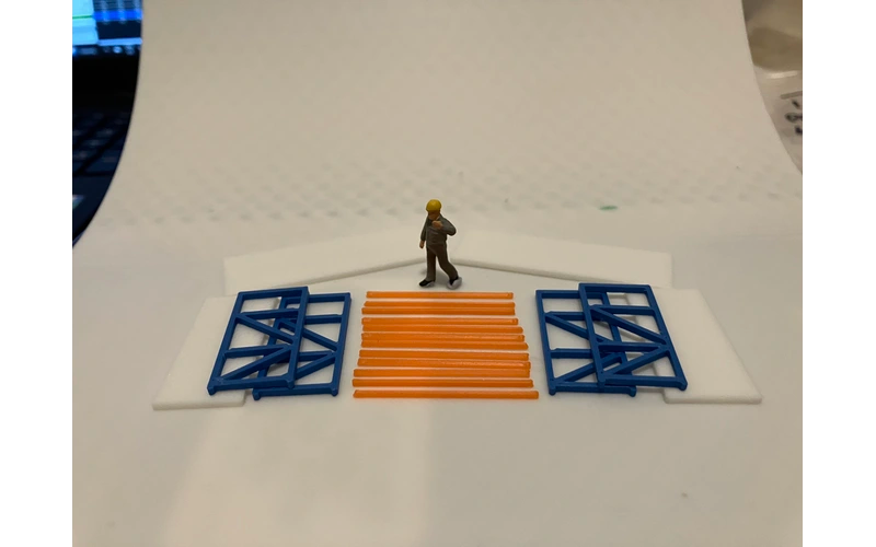 Panther Precision Models Pallet Racking Small End Set (20 Pieces) HO Scale