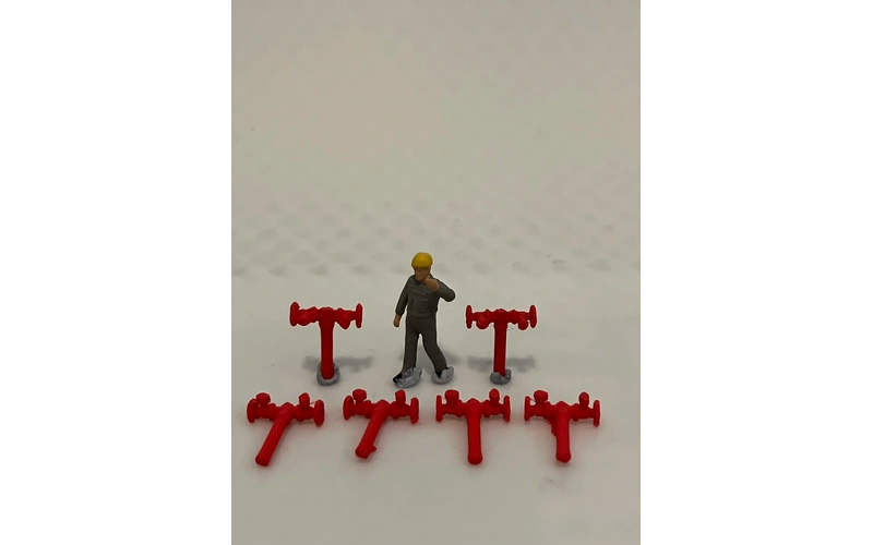 Panther Precision Models Fire Hydrant (Qty 6) HO Scale