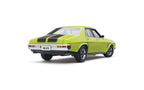 Classic Carlectables 18839 Holden HQ Monaro GTS Sedan Barbados Green with Black Stripes (350ci Engine) 1:18 Scale