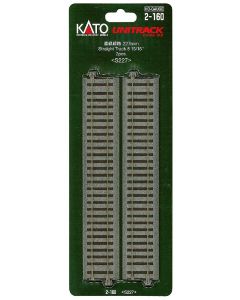 Kato 2-160 Straight 227mm 2 Pcs HO Scale