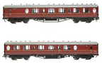 Bachmann Branchline 34-437 LNER Thompson Brake Composite Corridor BR Maroon OO Scale
