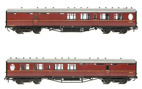 Bachmann Branchline 34-462 LNER Thompson Brake Second Corridor BR Maroon OO Scale