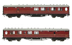 Bachmann Branchline 34-462A LNER Thompson Brake Second Corridor BR Maroon OO Scale