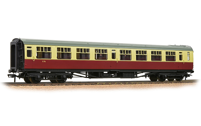 Bachmann Branchline 34-776A SR Bulleid Third Corridor 15'' Vents BR Crimson & Cream OO Scale