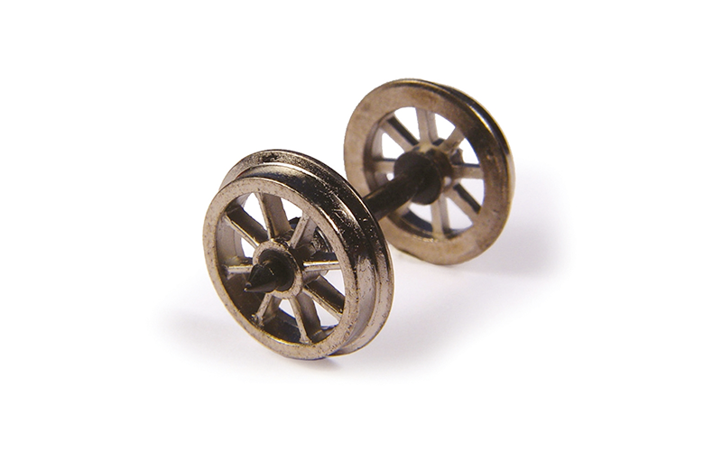 Bachmann Branchline 36-014 Metal Spoked Wagon Wheels (x10) OO Scale