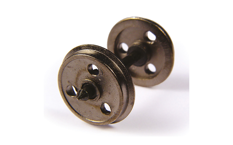 Bachmann Branchline 36-015 Metal 3-Hole Wagon Wheels (x10) OO Scale