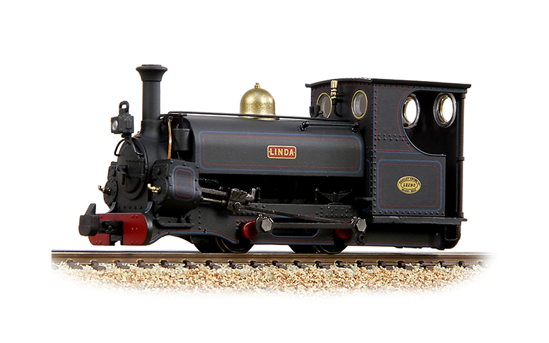 Bachmann Narrow Gauge 391-127 Mainline Hunslet 0-4-0ST 'Linda' Penrhyn Quarry Lined Black (Late) Weathered OO9 Scale