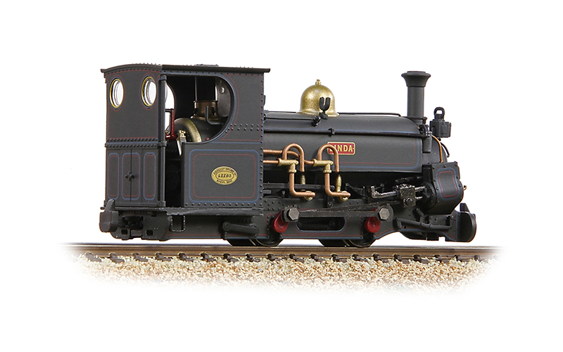 Bachmann Narrow Gauge 391-127 Mainline Hunslet 0-4-0ST 'Linda' Penrhyn Quarry Lined Black (Late) Weathered OO9 Scale