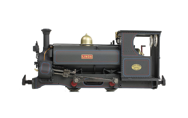 Bachmann Narrow Gauge 391-127 Mainline Hunslet 0-4-0ST 'Linda' Penrhyn Quarry Lined Black (Late) Weathered OO9 Scale