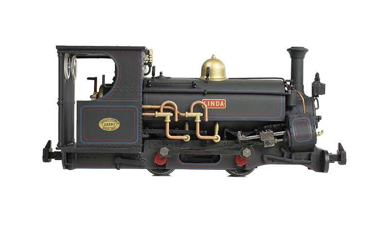 Bachmann Narrow Gauge 391-127 Mainline Hunslet 0-4-0ST 'Linda' Penrhyn Quarry Lined Black (Late) Weathered OO9 Scale