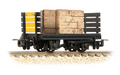 Bachmann Narrow Gauge 393-175 RNAD Flat Wagon Planked Ends RNAD Dean Hill with Sleeper Load OO9 Scale