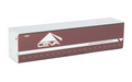 On Track Models 40CS-36 Ceva Maroon 40' Curtain Sided Containers 2 Pack HO Scale