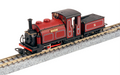 Kato Peco 51-251B Ffestiniog Railway 0-4-0 Small England "Prince" Maroon OO9 Scale