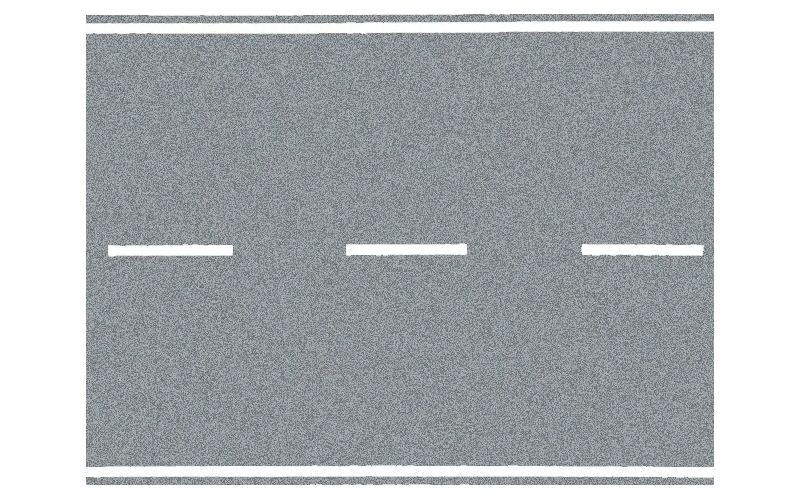 Noch 60703 Federal Road Grey HO Scale