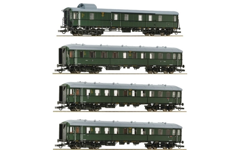 Roco 6200056 4 Piece Set 1: Traditional Train “Zwickau” DR HO Scale