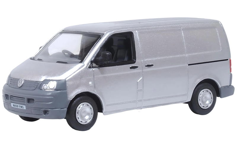 Oxford 76T5V006 VW T5 Van Silver OO Scale