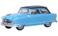Oxford 87NR50001 1950 Nash Rambler Custom Landau Convertible (Closed) Strato Blue HO Scale