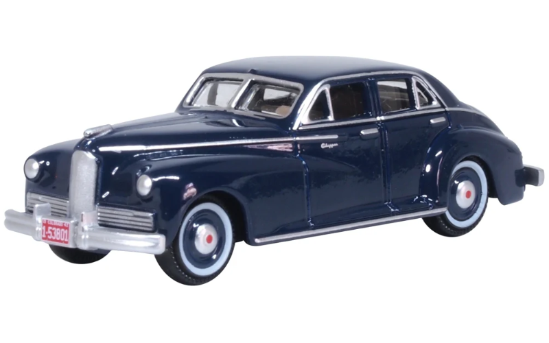 Oxford 87PC42001 1942 Packard Clipper Touring Sedan Packard Blue HO Scale