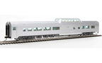 WalthersMainline 910-30412 85' Budd Dome Coach Painted Silver Unlettered HO Scale