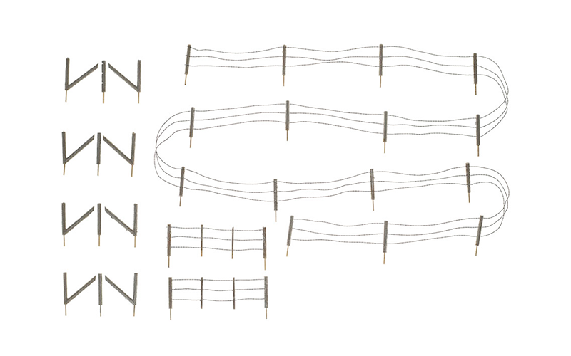 Woodland Scenics A2980 Barbed Wire Fence HO Scale