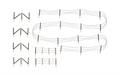 Woodland Scenics A3000 Barbed Wire Fence O Scale