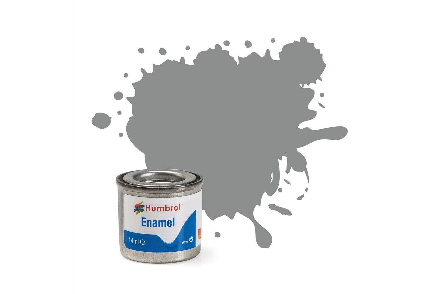 Humbrol Enamel AA1393 No 126 US Medium Grey Satin 14ml