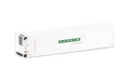 Auscision CON-100 46'6" Reefer Container Harris White w/ Side Logo HO Scale