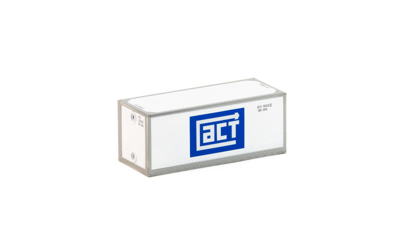 Auscision CON-184 20' Air Chilled Container ACT V2 Twin Pack HO Scale