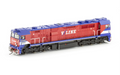 Auscision N-18s N469 V/Line Pass MK1 Red/Blue/White (City of Morwell) DCC Sound N Scale