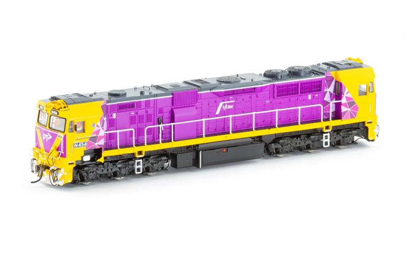 Auscision N-27s N454 V/Line PTV Purple/Yellow (City of Horsham) DCC Sound HO Scale