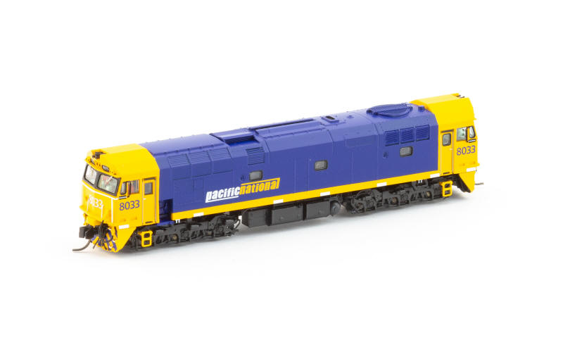 Auscision N80-14 8046 Pacific National Blue/Yellow N Scale
