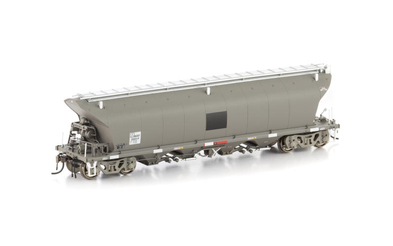 Auscision NGH-14 NGKF Grain Hopper Pacific National Wagon Grime with Patch Job and Ground Operated Lids 4 Car Pack HO Scale