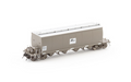 Auscision NGH-59 NGHF Grain Hopper with Ground Operated Lids Pacific National Wagon Grime with Faded L7 4 Car Pack HO Scale