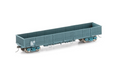 Auscision NOW-13 NOBX Open Wagon PTC Blue 4 Car Pack HO Scale