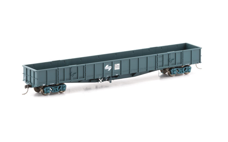 Auscision NOW-26 CDY Open Wagon PTC Blue with White L7 4 Car Pack HO Scale