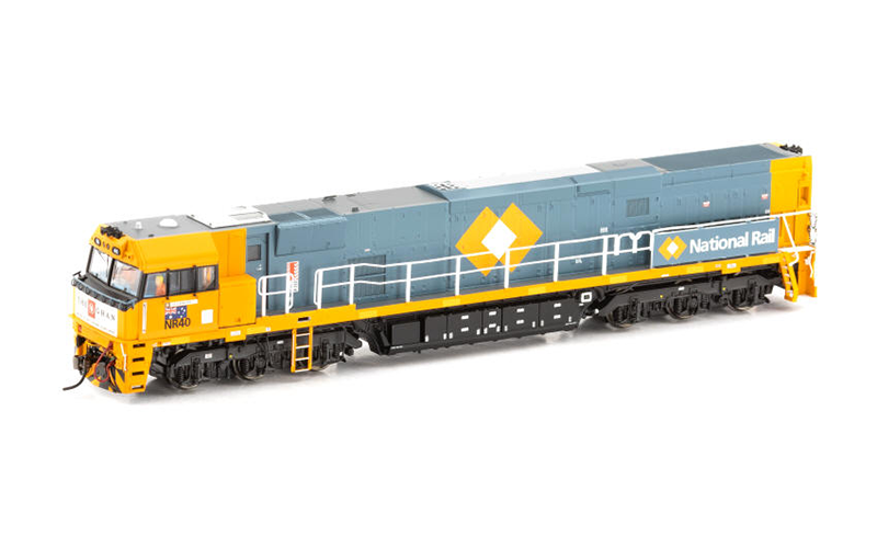 Auscision NR-36s NR40 National Rail with 'The Ghan' Logo Orange/Grey DCC Sound Equipped HO Scale