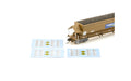 Auscision NSP-4 NHFF/NHSH Coal Hopper Renumbering Decals N Scale