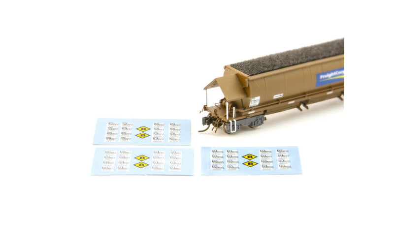 Auscision NSP-4 NHFF/NHSH Coal Hopper Renumbering Decals N Scale