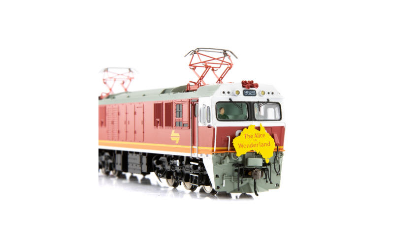 Auscision SP-73 Etched Nameplates Indian Pacific The Alice To Wonderland 2 x Decorated Nameplates Yellow Die-Cut Australia Plate HO Scale