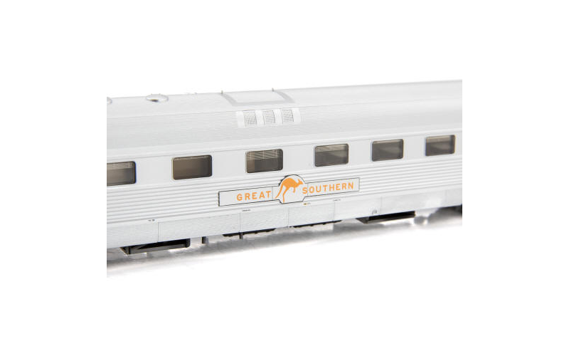 Auscision SP-76 Etched Nameplates Great Southern Mk1 4 x Decorated Nameplates 2019 - Present Era Orange Die-Cut Plate HO Scale