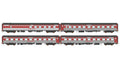 Auscision SPS-14 The Overland V&SAR/V&ANR Regal Red Restored (2021-Present) 4 Car Set HO Scale