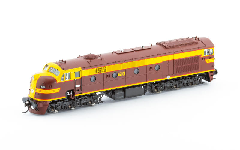 Auscision 421-1s 42101 NSWGR Indian Red - Red Lining DCC Sound Equipped HO Scale