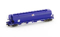 Auscision AGH-12 WGBY Grain Hopper AWB Blue 4 Car Pack HO Scale