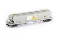 Auscision AGH-2 XGAY Grain Hopper AWB/ATN Access Grey 4 Car Pack HO Scale