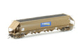 Auscision NCH-118 NHGF Coal Hopper FreightCorp Wagon Grime with FC Logos 4 Car Pack HO Scale