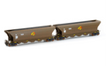 Auscision NCH-127 QHCH Coal Hopper Aurizon Wagon Grime 4 Wagon Pack HO Scale