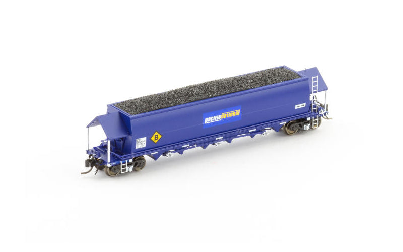 Auscision NNCH-39 NHVF Coal Hopper Pacific National Blue with PN & B Logos Single Wagon N Scale