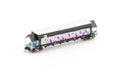 Auscision NNGH-21 BGVF Grain Hopper SSR Black with SSR Logo & Graffiti Single Wagon N Scale