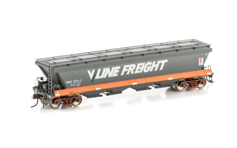 Auscision VGH-38 VHGF Grain Hopper V/Line Orange/Grey with V/Line Freight & ABB Logos Single Wagon HO Scale