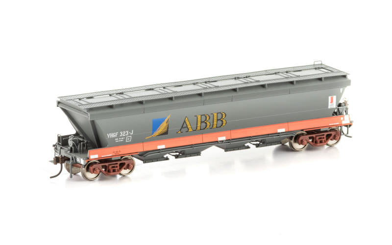 Auscision VGH-38 VHGF Grain Hopper V/Line Orange/Grey with V/Line Freight & ABB Logos Single Wagon HO Scale